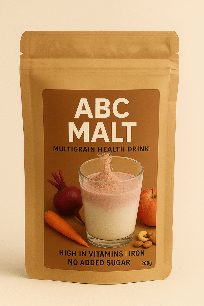 Abc Malt Sticker ABC Malt - Healthy Essentials
