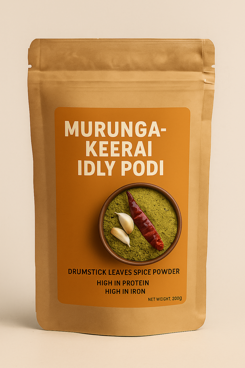 Murungakeerai Idly podi