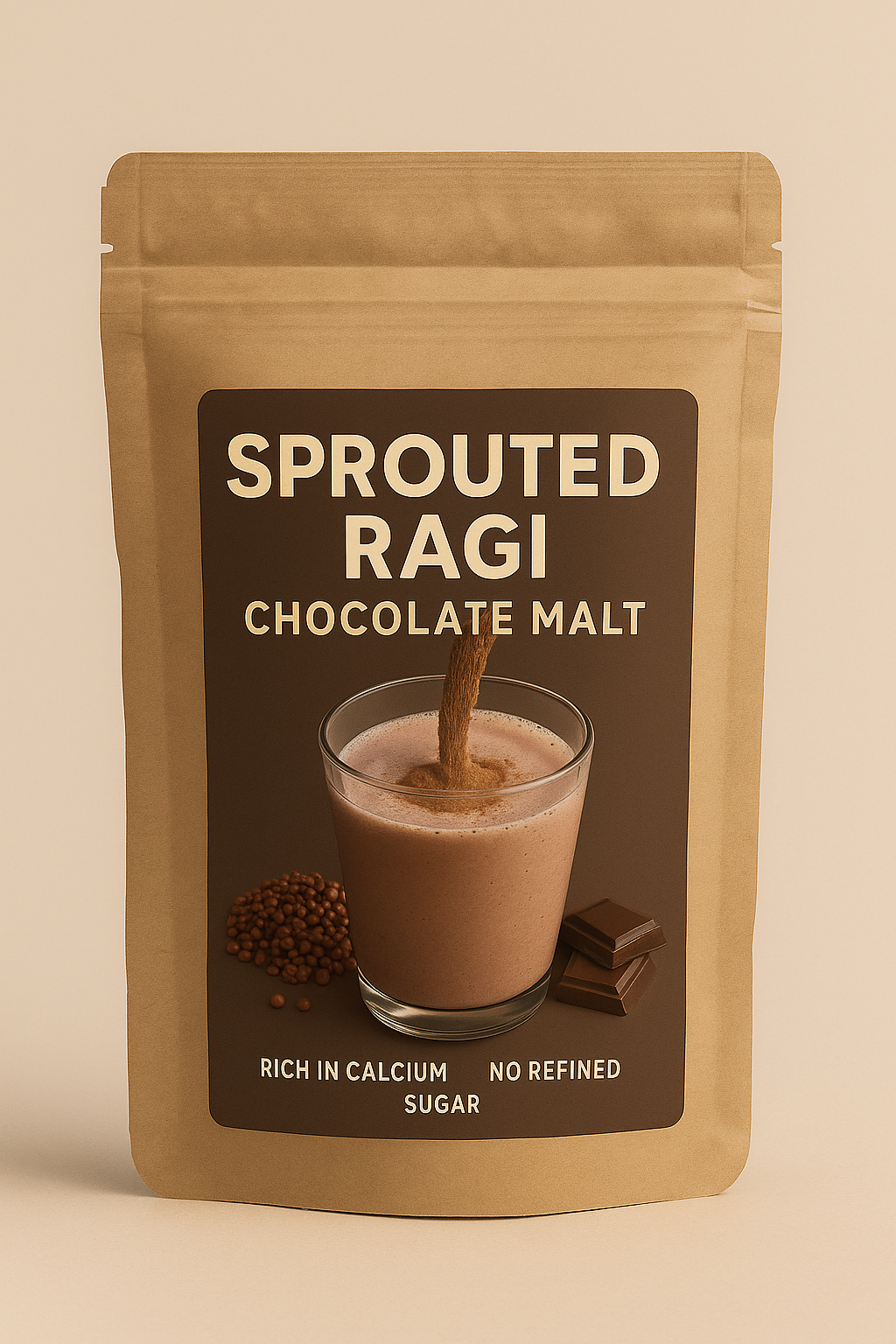 Sprouted Ragi Chocolate malt