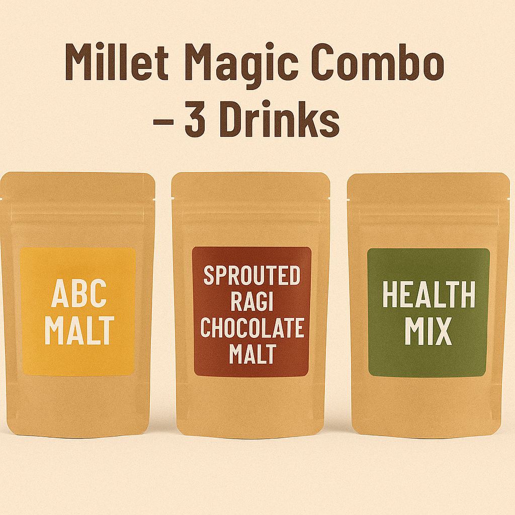 Millet Magic Combo – 3 Drinks